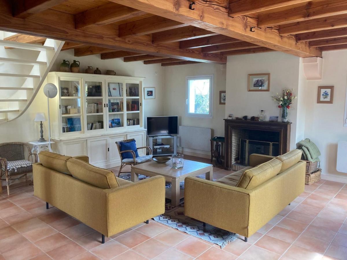 Charmante Maison A Sauzon Avec Grand Jardin, Proche Commerces Et Plage - Fr-1-418-82 מראה חיצוני תמונה